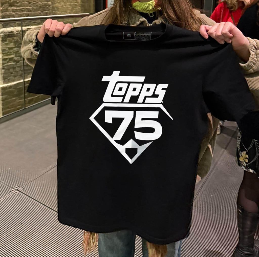 Topps 75th Anniversary Diamond Home Base Logo shirt