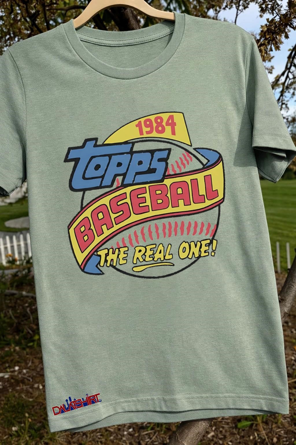 Topps Baseball 1984 the Real One Graphic shirt