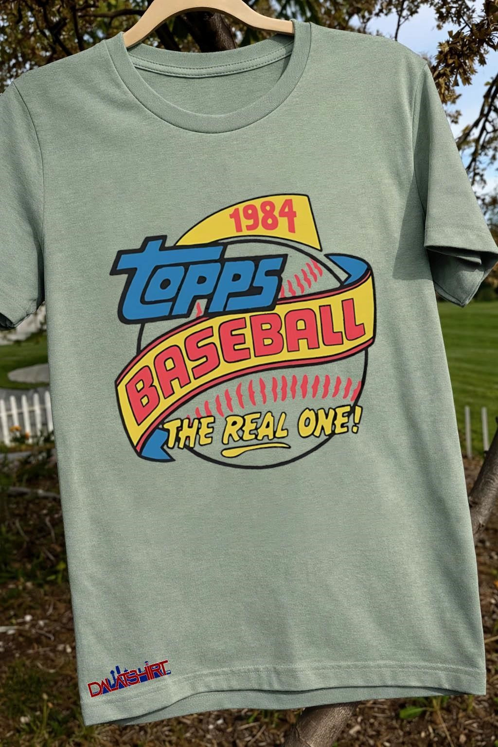 Topps Baseball 1984 the Real One Logo shirt