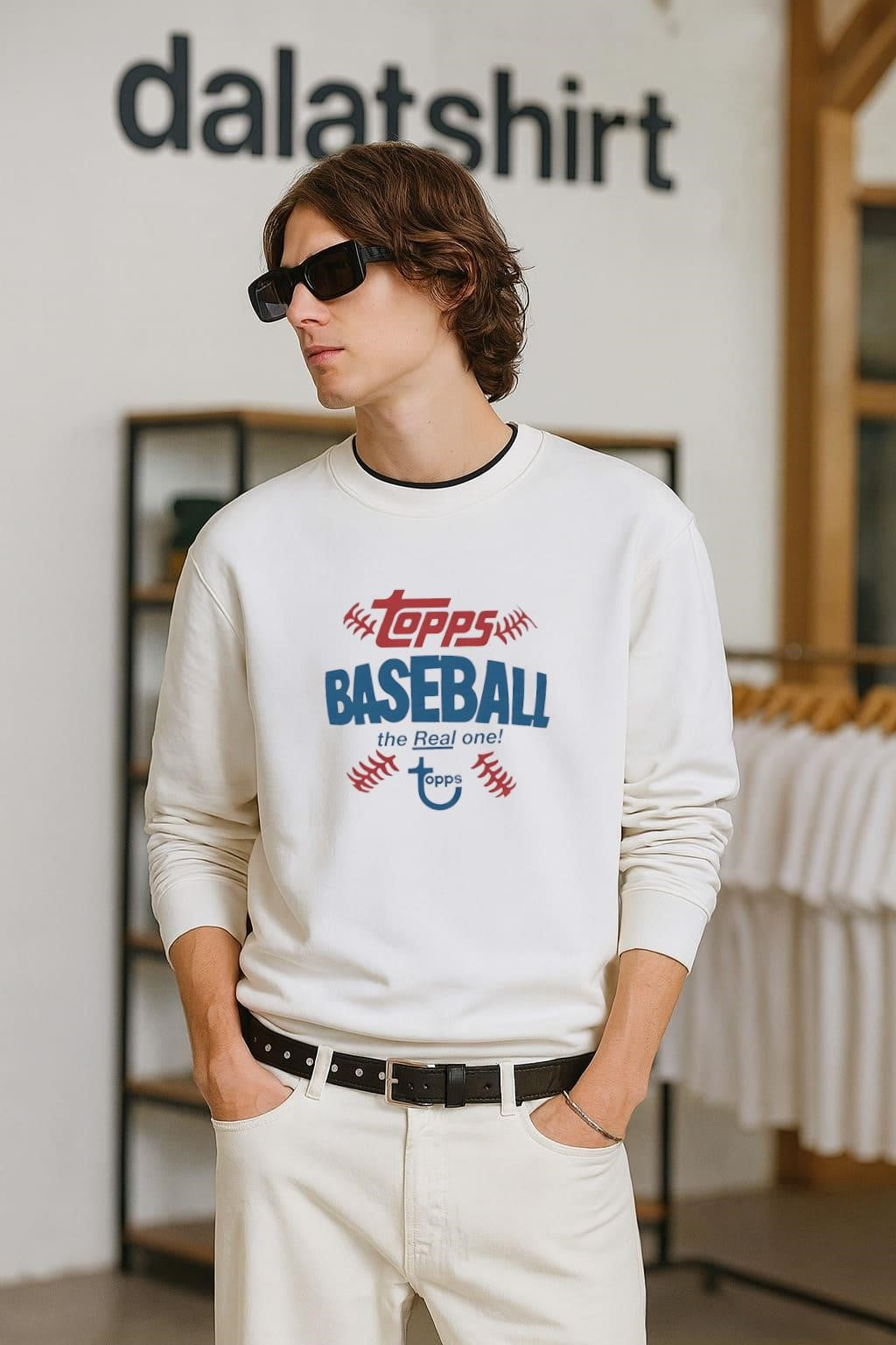 Topps Baseball the Real One Logo Graphic shirt