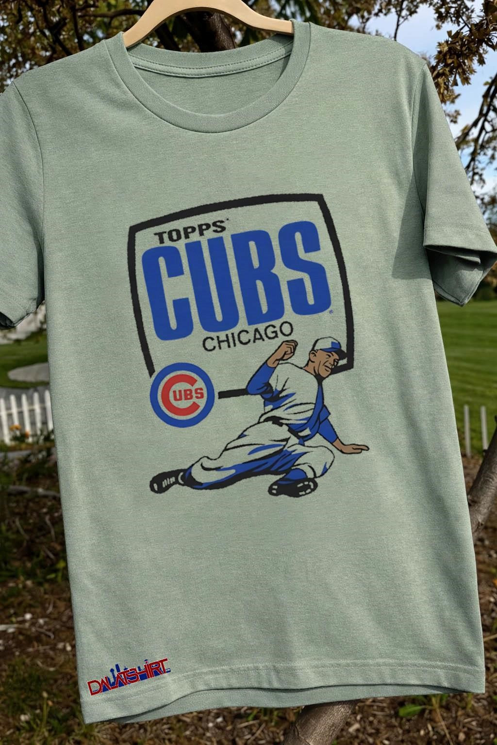Topps Chicago Cubs Baseball Player Logo Graphic shirt