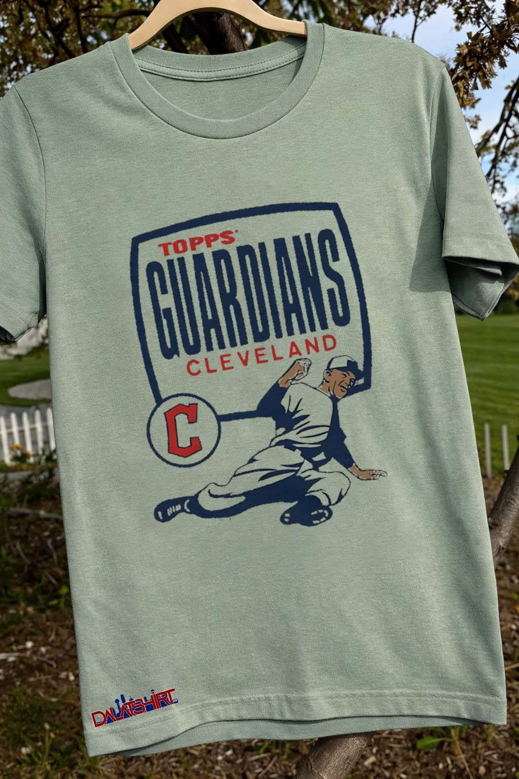 Topps Cleveland Guardians Baseball Player Logo Graphic shirt