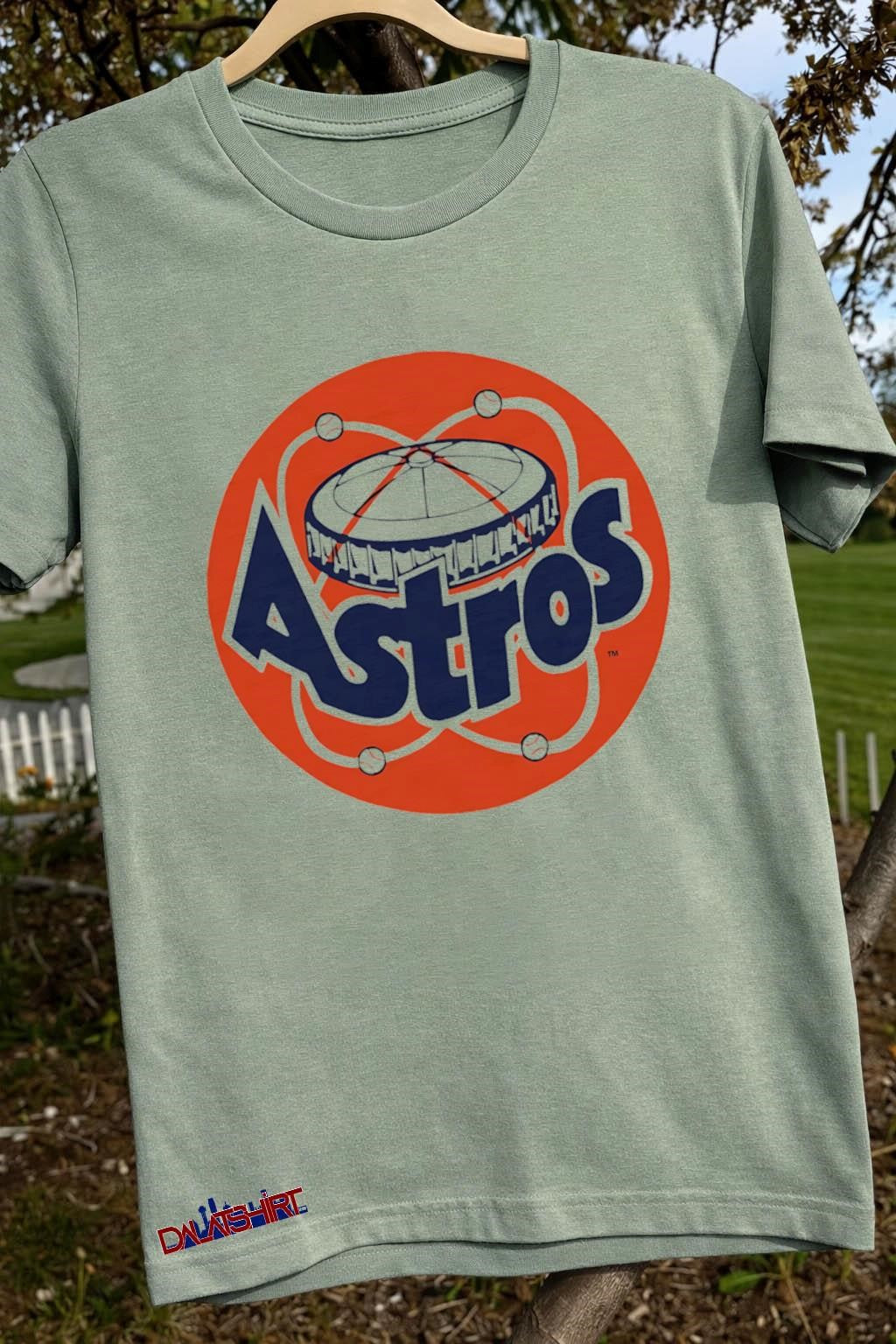 Topps Houston Astros Dome and Orbit Graphic Cotton shirt