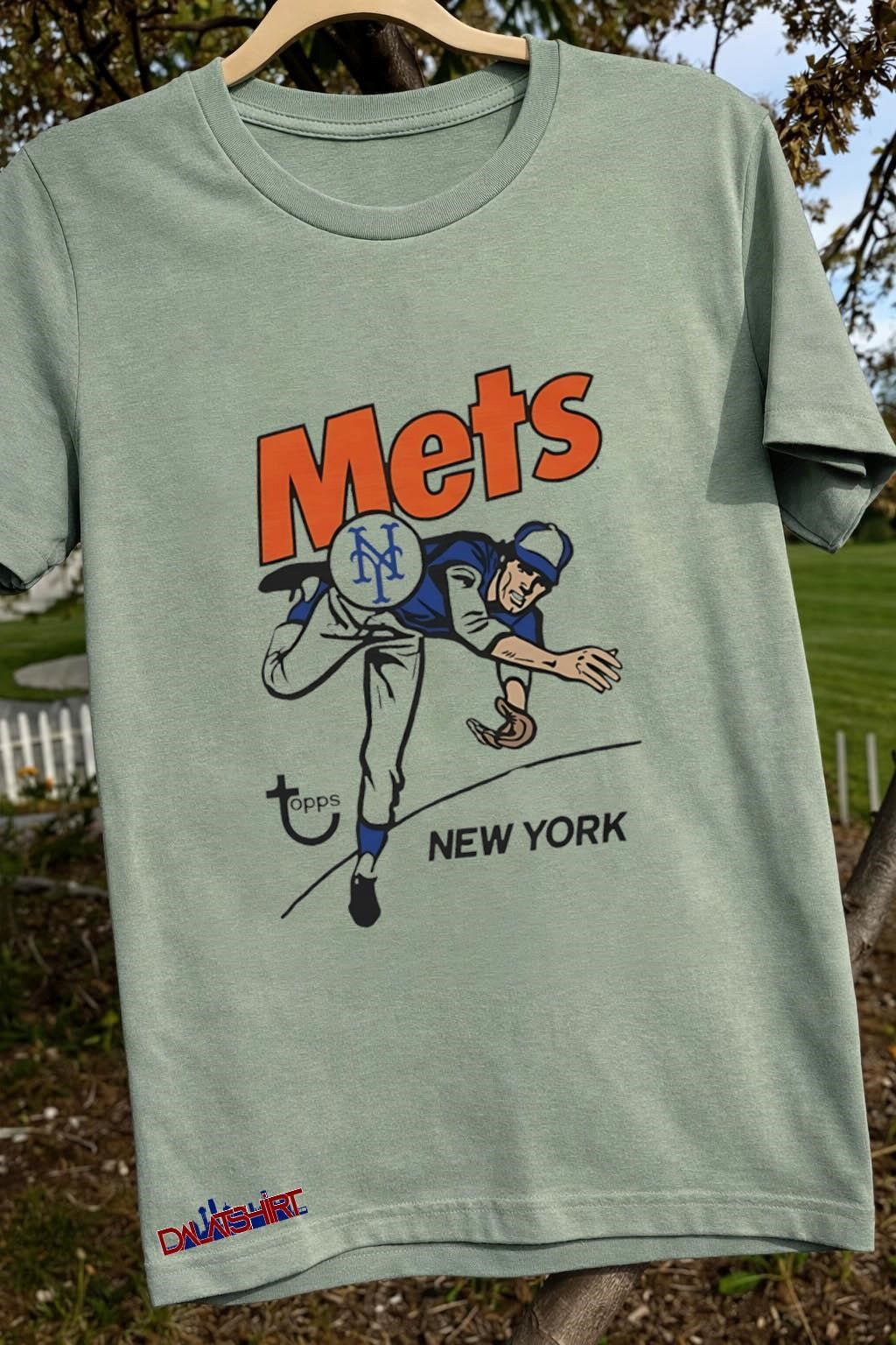 Topps Mets New York Pitcher NY Logo Graphic shirt