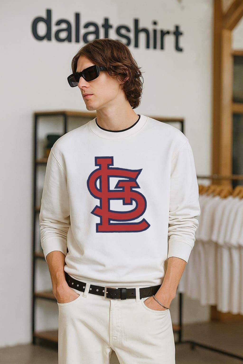 Topps St. Louis Cardinals SL Logo Graphic Cotton shirt