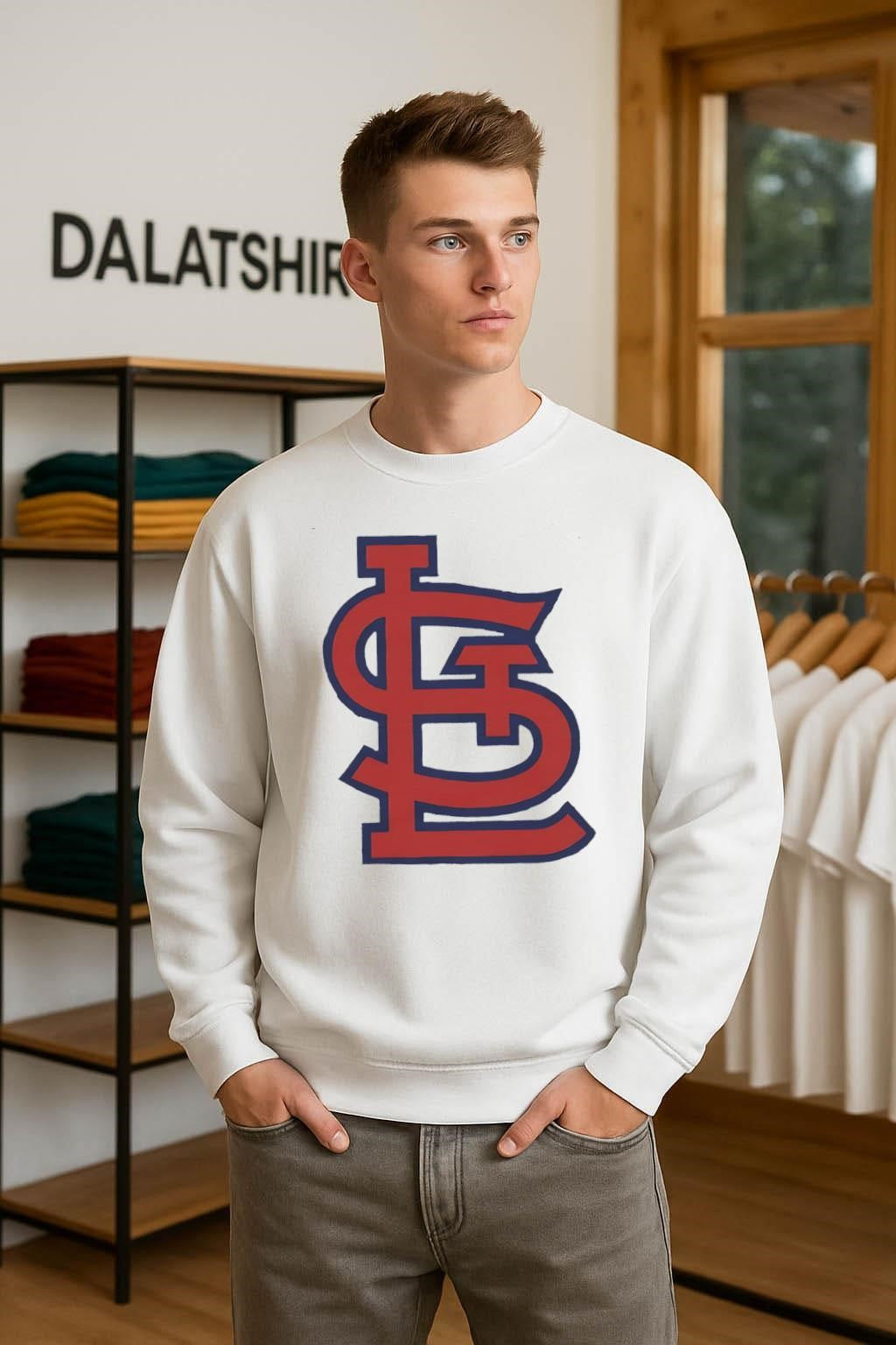Topps St. Louis Cardinals SL Logo Graphic Cotton shirt