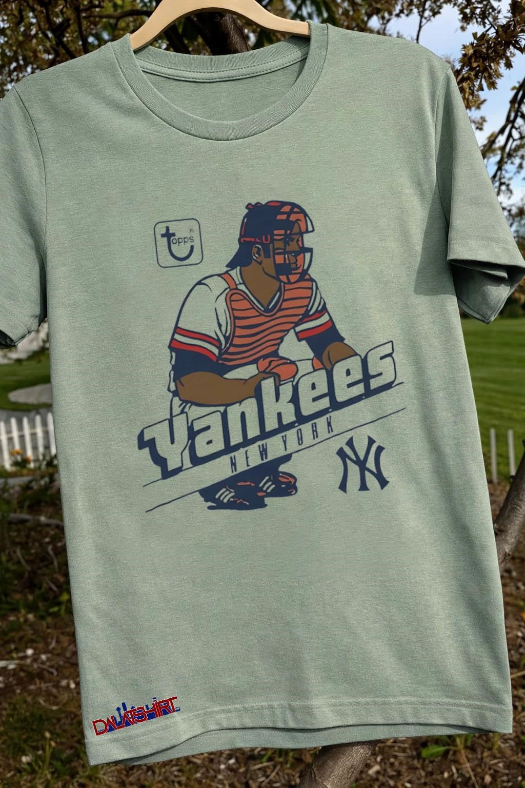 Topps Yankees New York Catcher NY Logo Graphic shirt