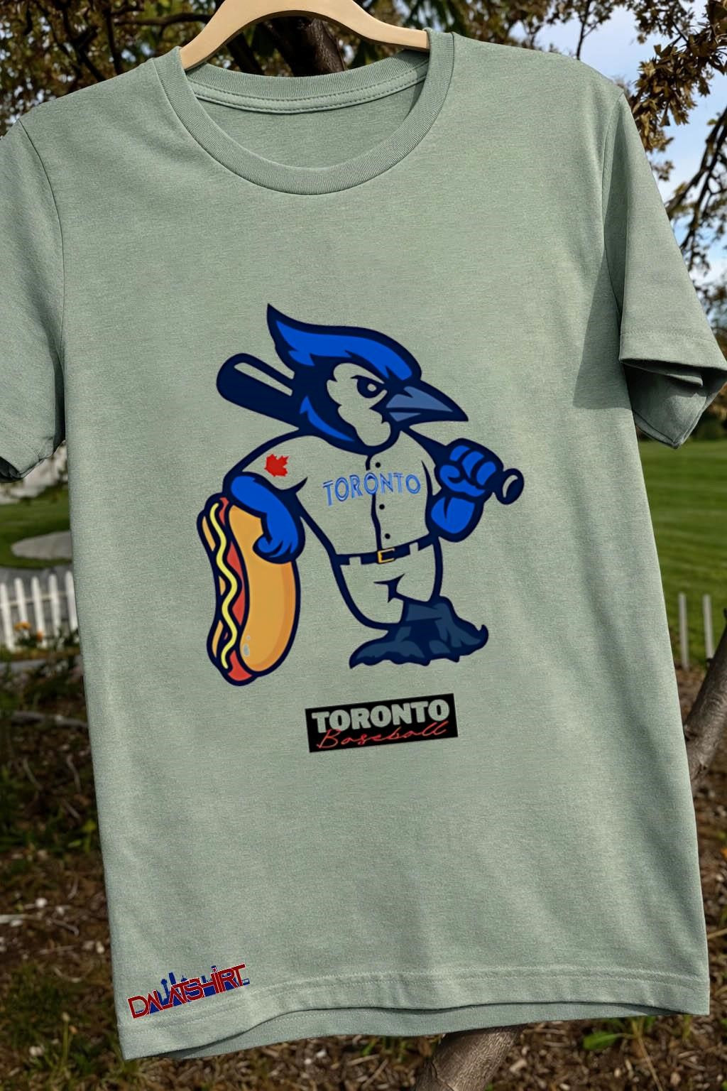Toronto Baseball Blue Jay Mascot Giant Hot Dog shirt