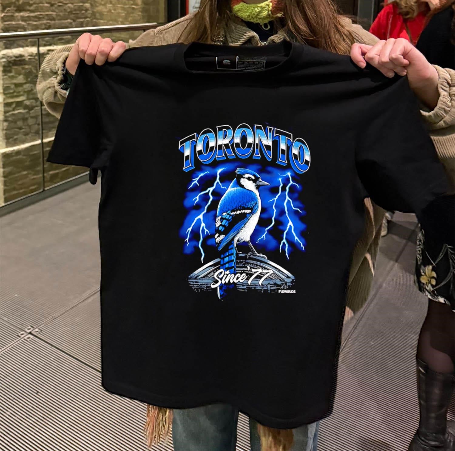 Toronto Blue Jay Since 77 Lightning Bolt shirt