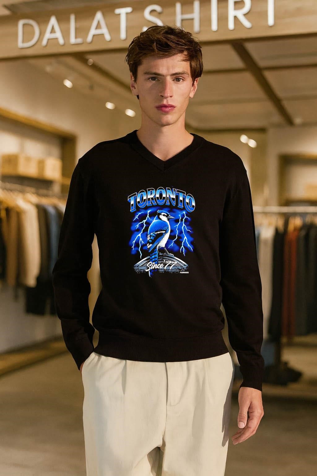 Toronto Blue Jay Since 77 Lightning Bolt shirt