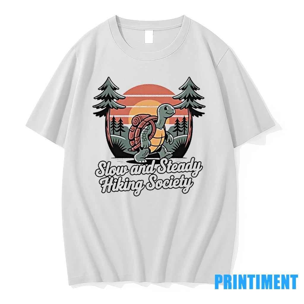 Tortoise Slow And Steady Hiking Society Tshirts Sweater