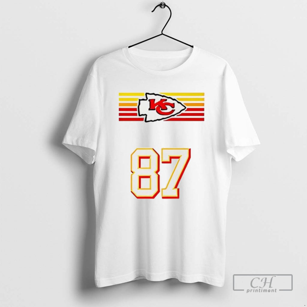 Travis Kelce Pregame 87 Chiefs T Shirts