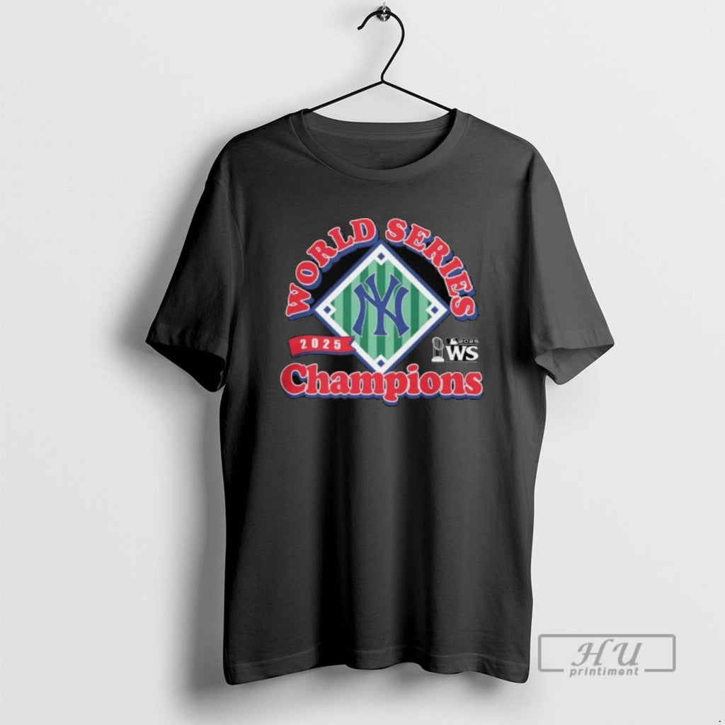 Trending 2025 World Series Champions Ws Mlb Trophy New York Yankees Long Sleve T Shirts
