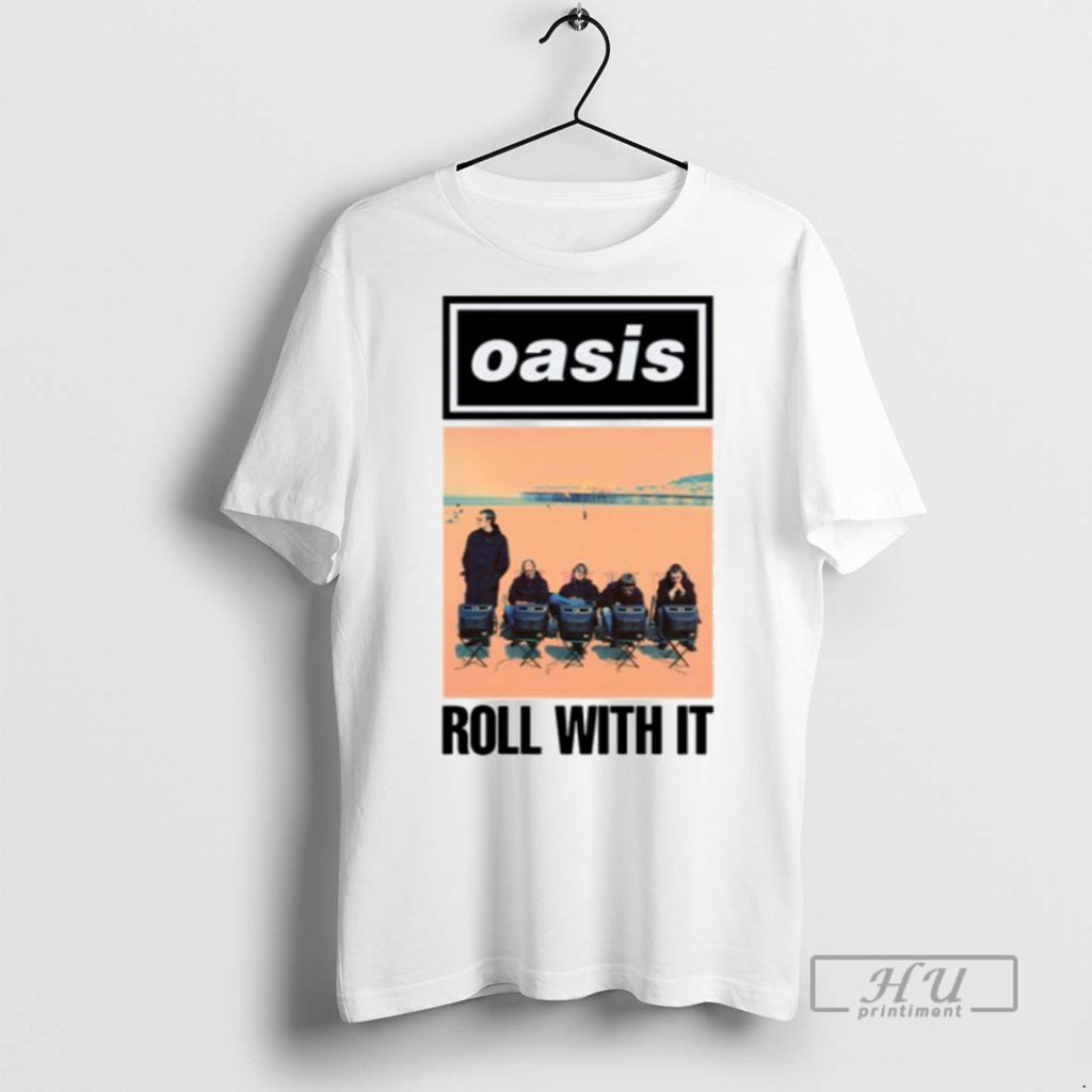 Trending 2025 Oasis Roll With It Single Men T Shirt