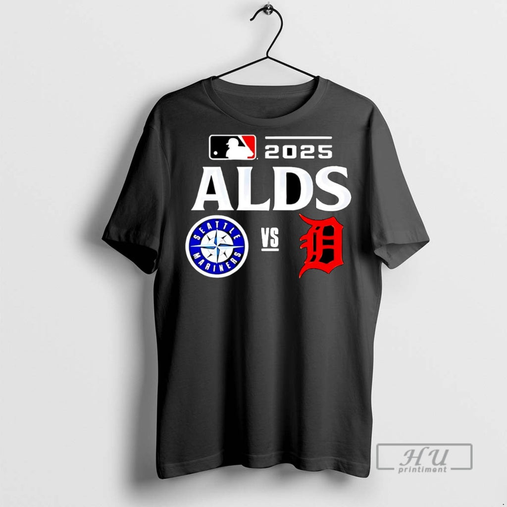 Trending Alds Seattle Mariners Vs Detroit Tigers 2025 Mlb Matchup Logo T Shirts Sweatshirt Hoodies
