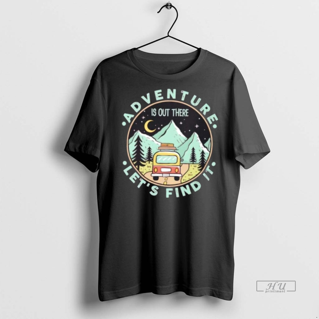 Trending Adventure Is Out There Retro Travel Shirt Sweater
