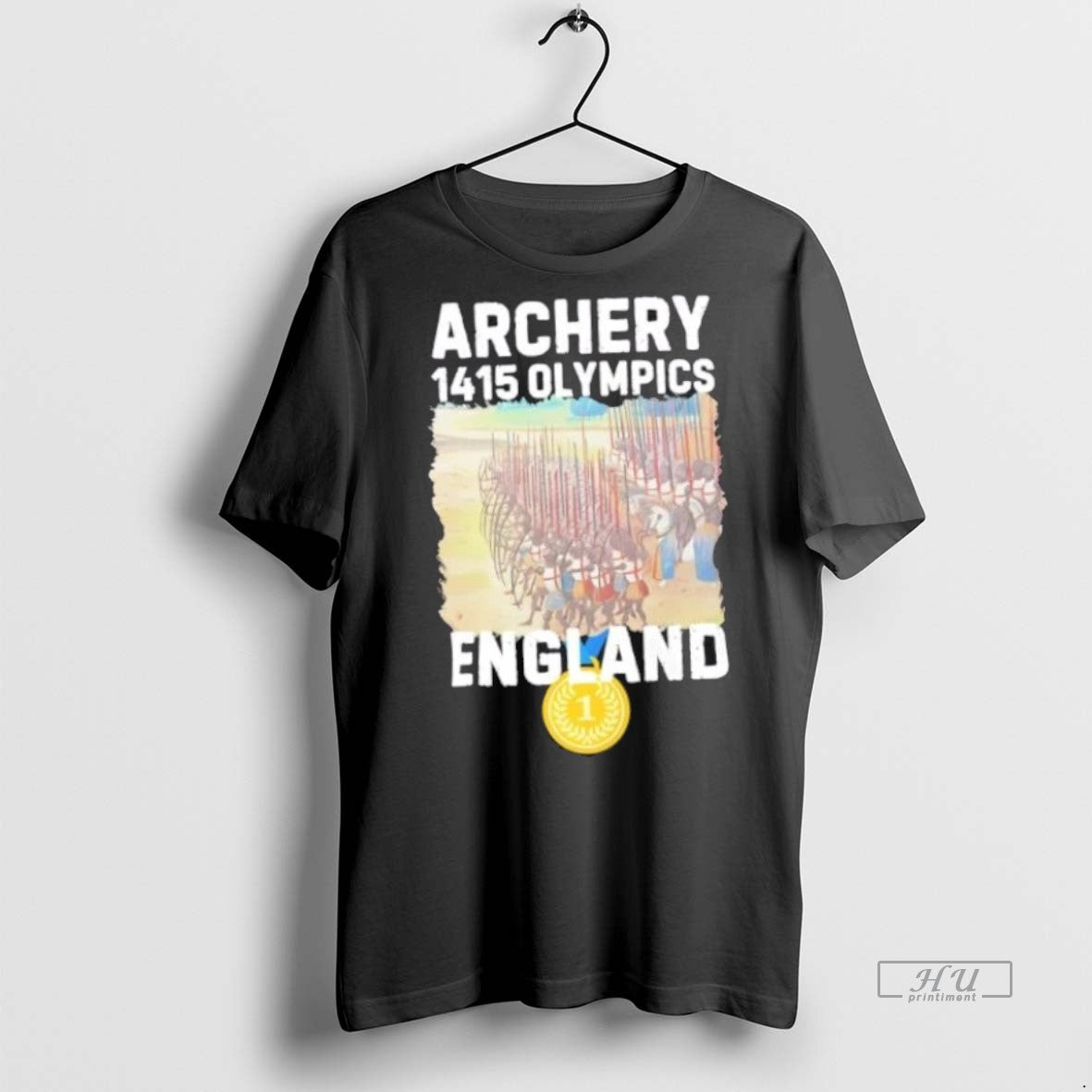 Trending Agincourt 1415 Olympics England Takes Gold In Archery Graphic Tee Shirt Sweater