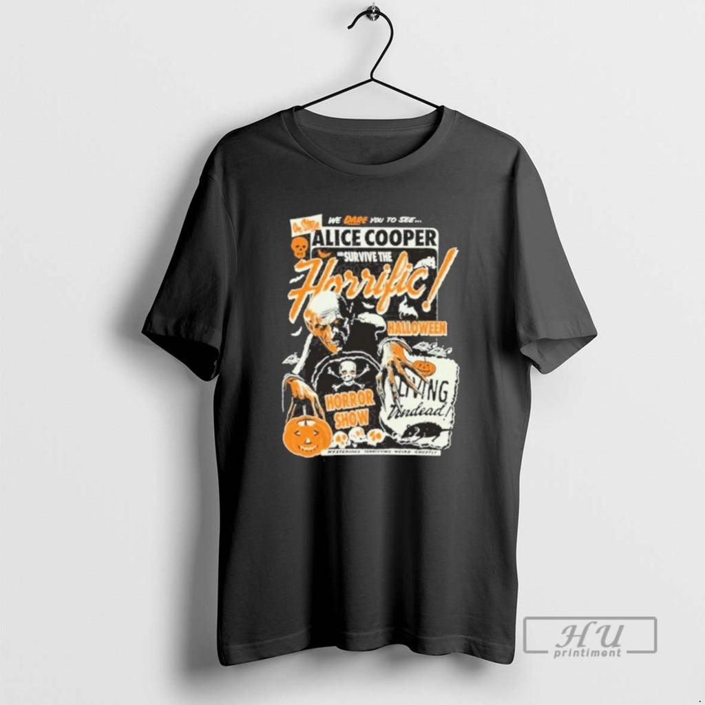 Trending Alice Cooper Horrific Halloween Horror Show T Shirts