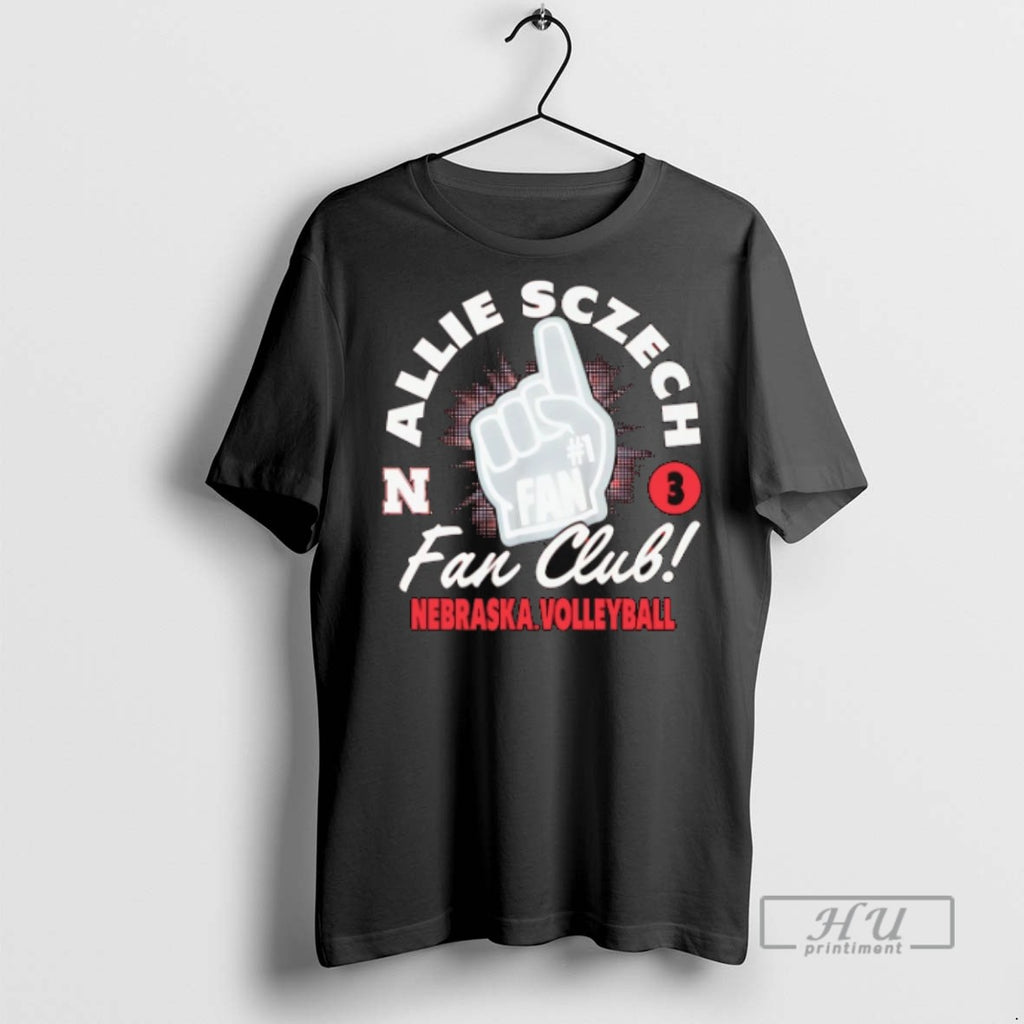 Trending Allie Sczech Fan Club Nebraska Volleyball T Shirts Sweatshirt Hoodies