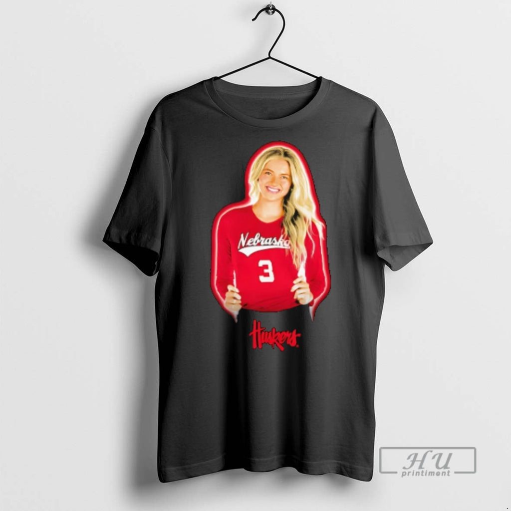 Trending Allie Sczech Nebraska Volleyball Portrait T Shirts Sweatshirt Hoodies
