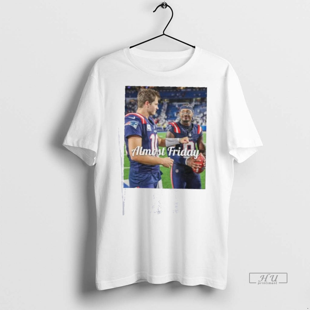 Trending Almost Friday Drake Maye And Diggs Graphic Tee Shirt Sweater