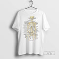 Trending Anatomical Skeleton Chart T Shirt