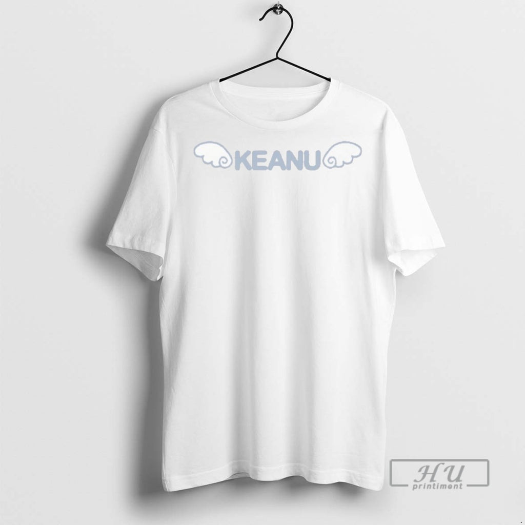 Trending Angel Keanu Micro Rib Wings Graphic Tee Shirts Sweatshirt Hoodies