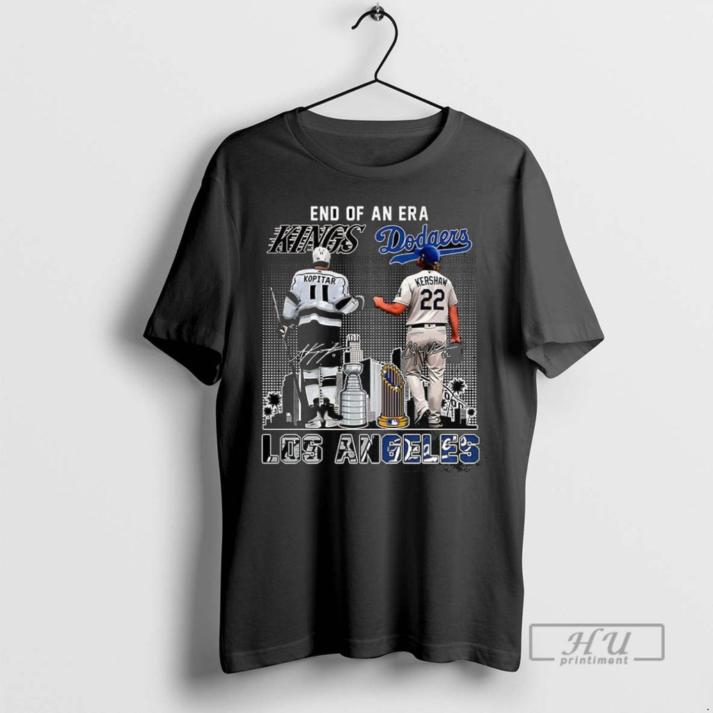 Trending Anze Kopitar Kings And Clayton Kershaw Dodgers End Of An Era Los Angele Signature