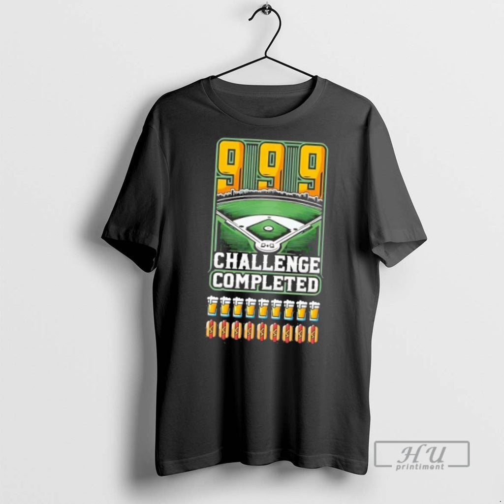 Trending Baseball Home Plate 999 Challenge Completed T Shirt