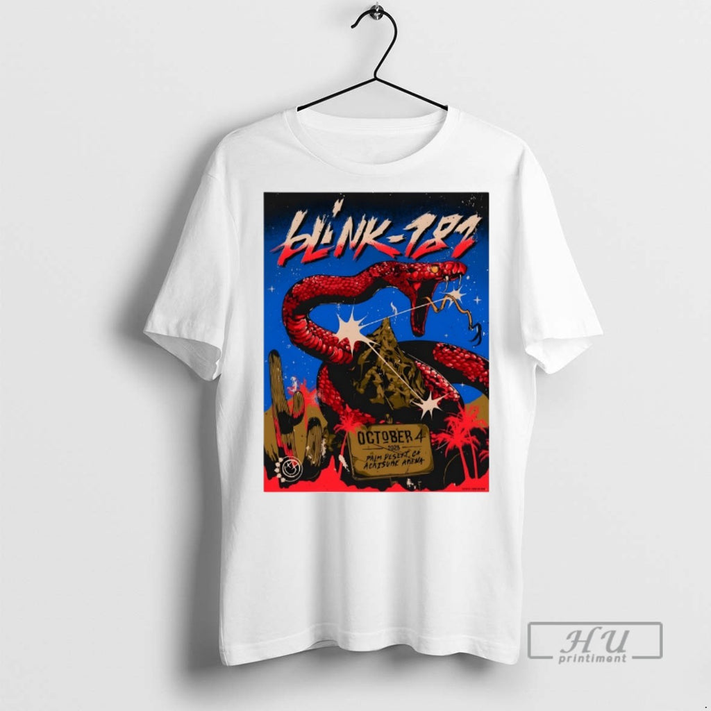 Trending Blink 182 Palm Desert Ca Acrisure Arena Tour On October 4 2025 Graphic Tee