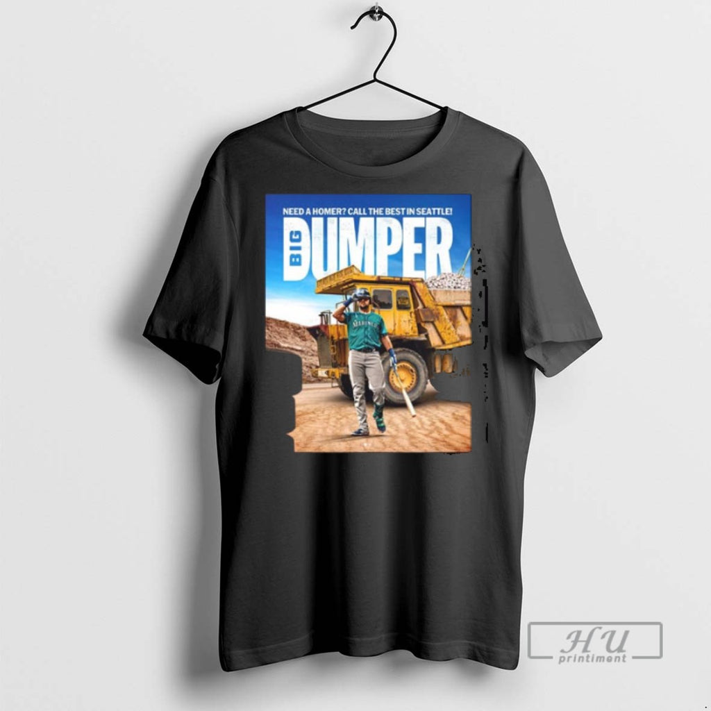 Trending Cal Raleigh Seattle Mariners Home Run Big Dumper Graphic Tee Shirts Sweatshirt Hoodies