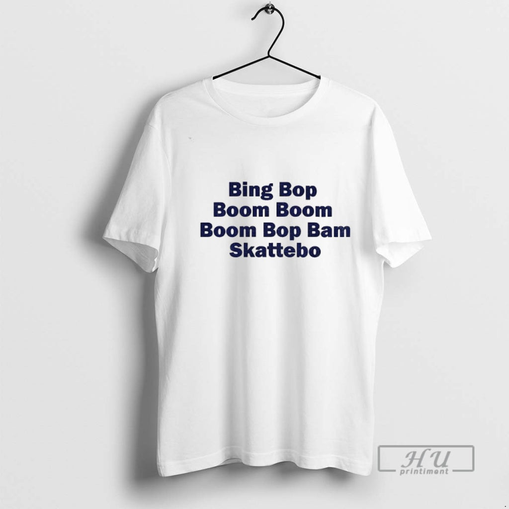 Trending Cameron Skattebo Bing Bop Boom Boom Boom Bop Bam Skattebo Graphic Tee Shirt