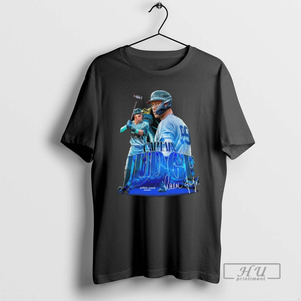Trending Captain Aaron Judge New York Yankees Signature Long Sleve T Shirts