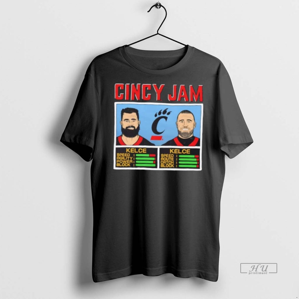 Trending Cincy Jam Kelce And Kelce Cincinnati Bearcats Shirt Sweater