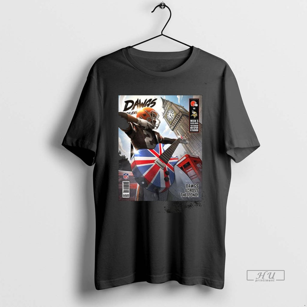 Trending Cleveland Browns Dawgs Across The Pond Tee Shirt Sweater