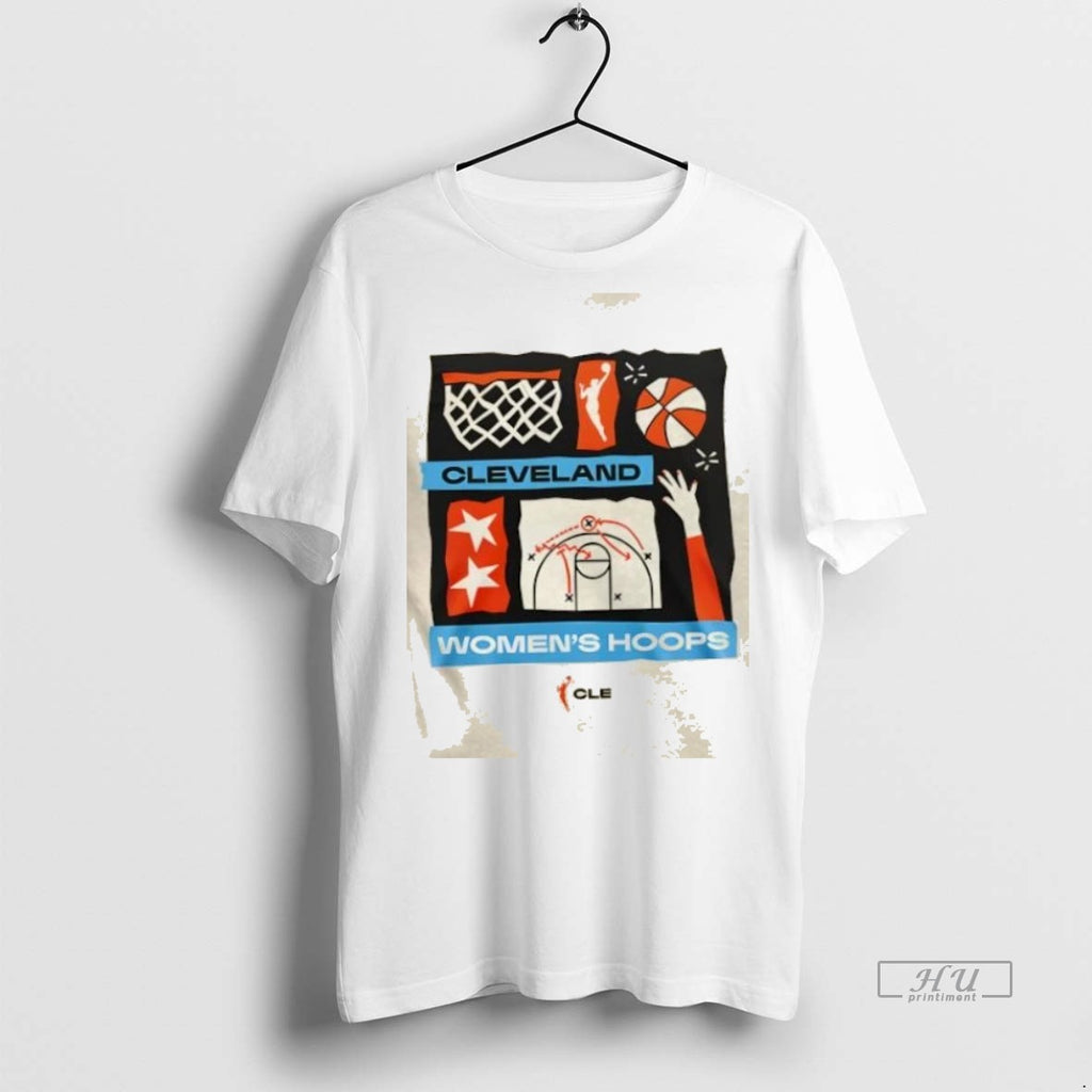 Trending Cleveland Womens Hoops 2 Sided Graphic Tee Shirt Sweater