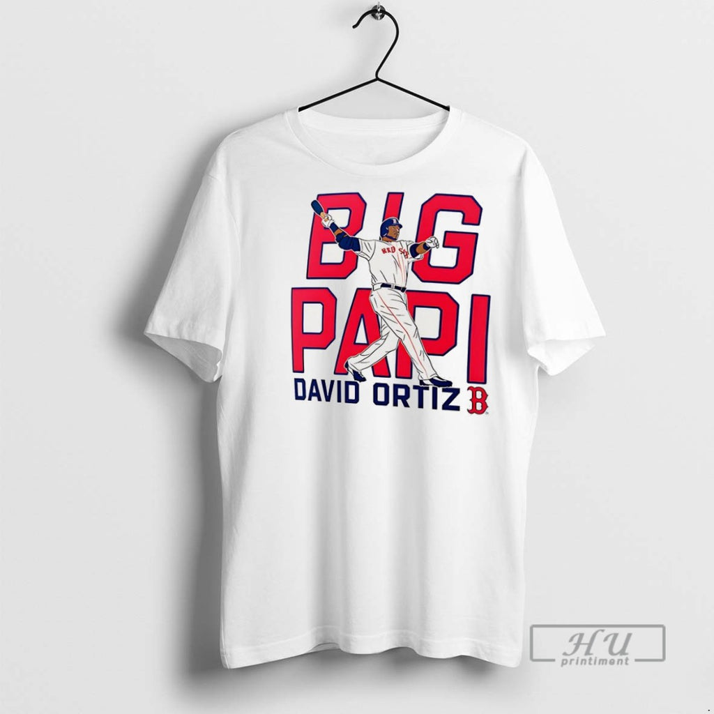 Trending David Ortiz Boston Red Sox Baseball Cooperstown Player Graphic T Shirt