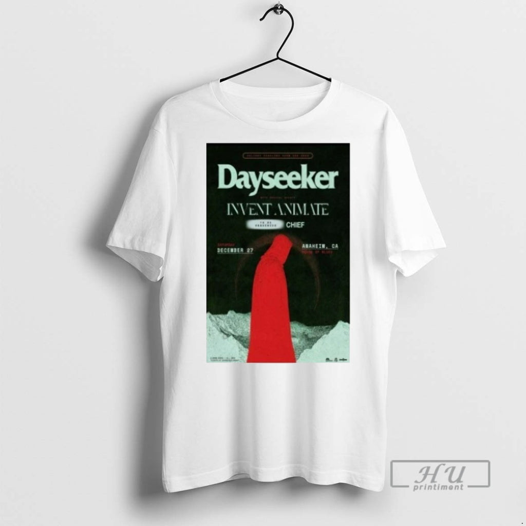 Trending Dayseeker Dec 27 2025 House Of Blues Anaheim Ca T Shirt
