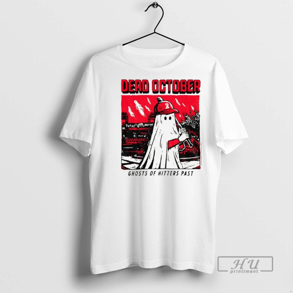 Trending Dead October Philadelphia Phillies Mlb Baseball Ghosts Of Hitters Past Graphic Tee Shirt