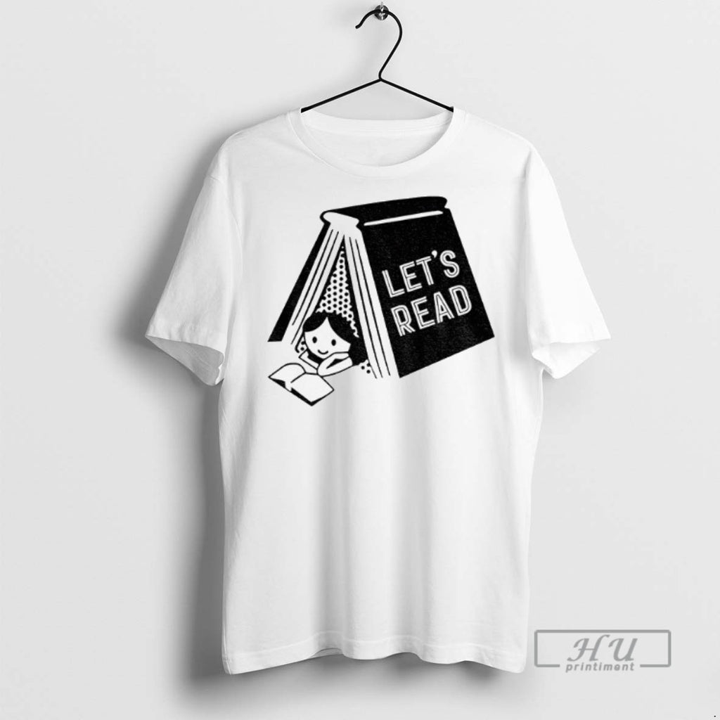 Trending Derek Luh Wearing Lets Read 2025 Graphic Tee Shirt Sweatshirt Hoodies