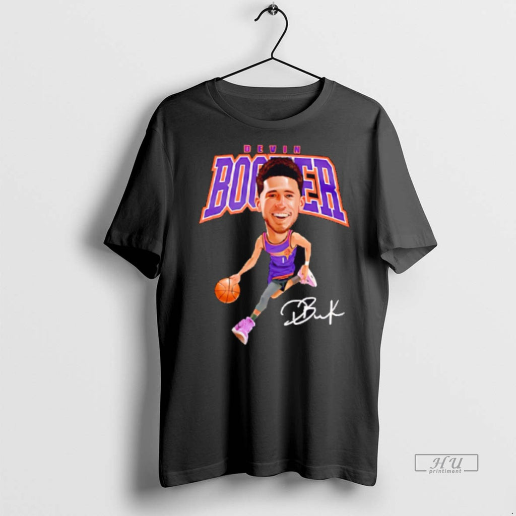 Trending Devin Booker Phoenix Suns Nba Signature Cartoon Graphic Tee Shirt Sweater