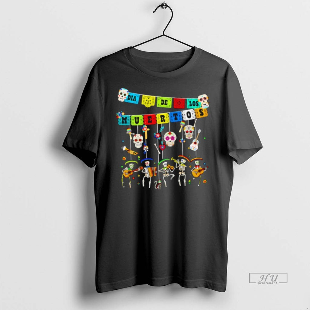 Trending Dia De Los Muertos Hanging Skulls And Mariachi Shirt Sweater