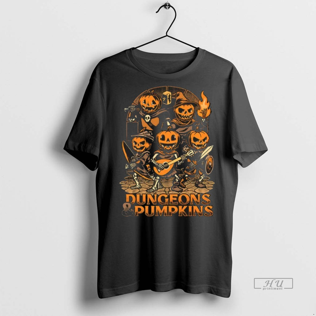 Trending Dungeon Pumpkin Rpg Halloween 2025 Shirt Sweater