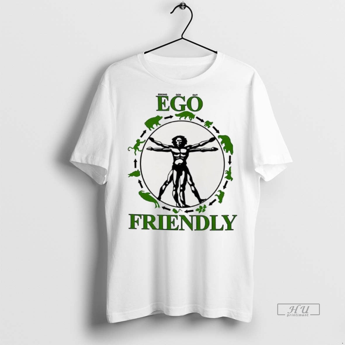 Trending Edging God Out Friendly Vitruvius The Relationship Between Humans And Nature Tee Shirt Sweater