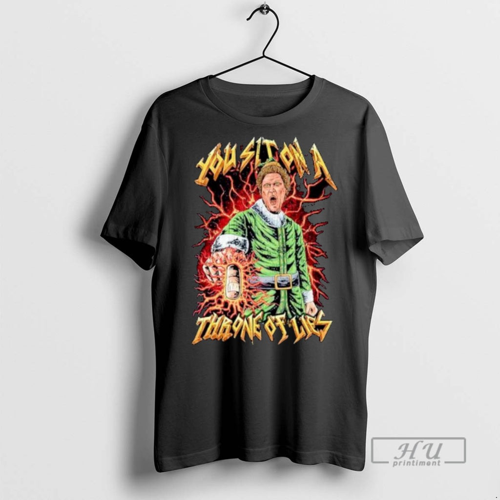 Trending Elf You Sit On A Throne Of Lies Ornaments T Shirt