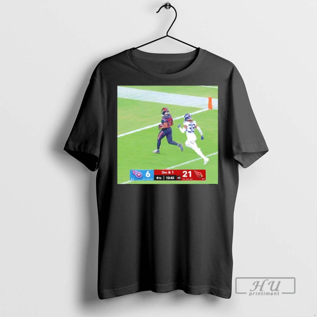 Trending Emari Demercado Arizona Cardinals Drops Ball Before Tennessee Titans Touchdown Blackshirt T Shirts