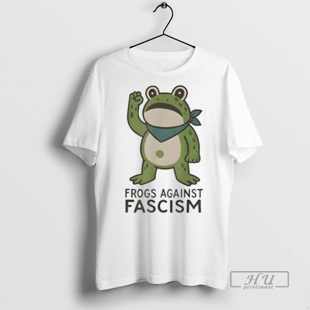 Trending Frogs Against Fascism Portland Frog Protest Graphic Tee Shirt Sweatshirt Hoodies