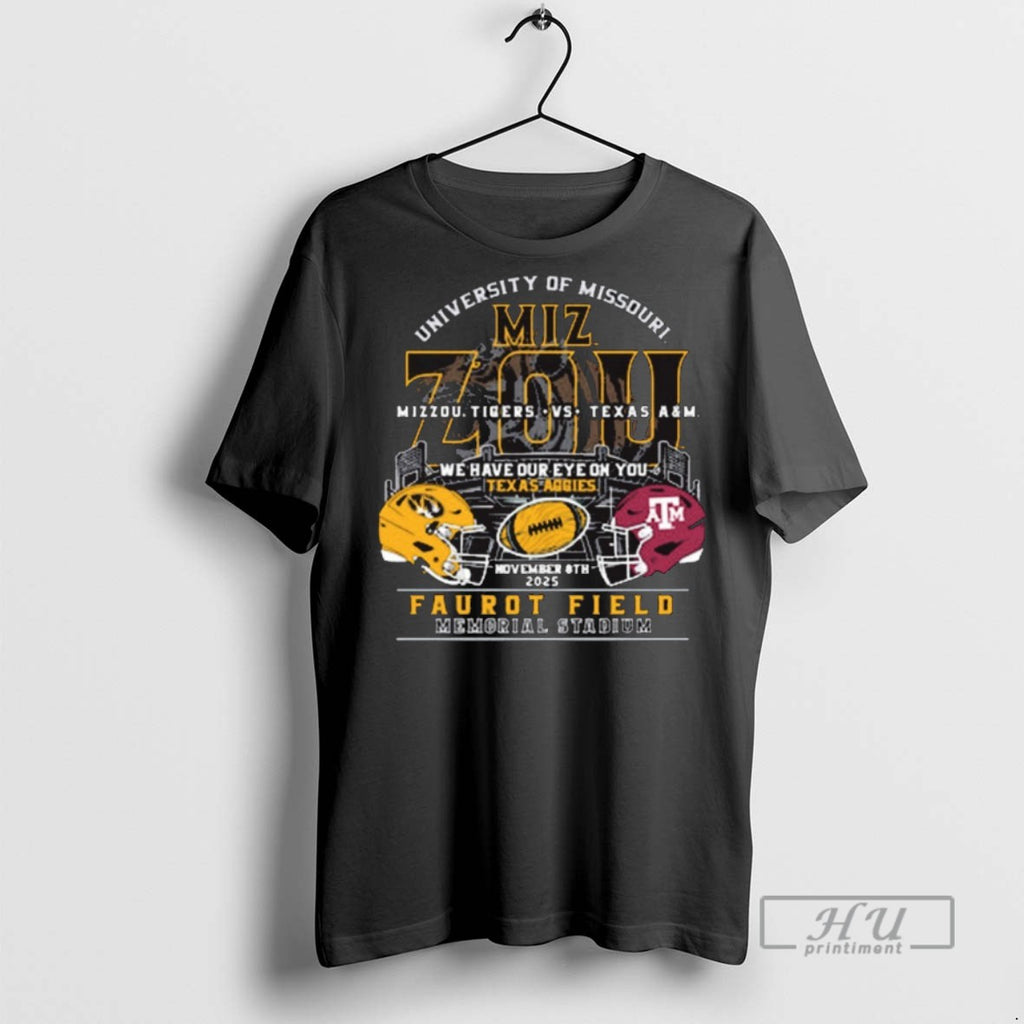 Trending Game Day Mizzou Tigers Vs Texas Am Aggies Nov 8th 2025 Faurot Field Memorial