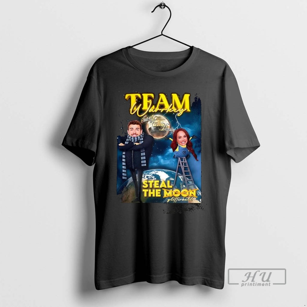 Trending George Clark And Alexis Warr Team Warrkey Steal The Moon T Shirt