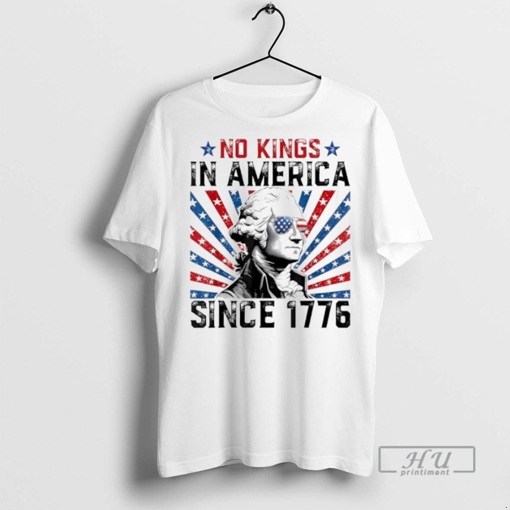 Trending George Washington No Kings In America Since 1776 Retro T Shirt